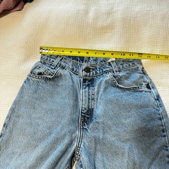 Vintage Orange Tab Levi’s Light Wash Tapered Leg High Rise 24 inch Waist - Picture 10 of 11